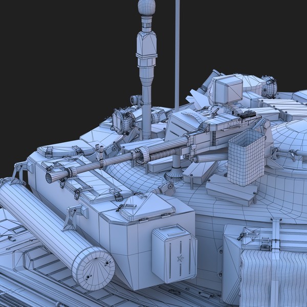russian soviet battle tank 3d max - Russian Soviet Battle Tank T-90M Vladimir... by dimosbarbos